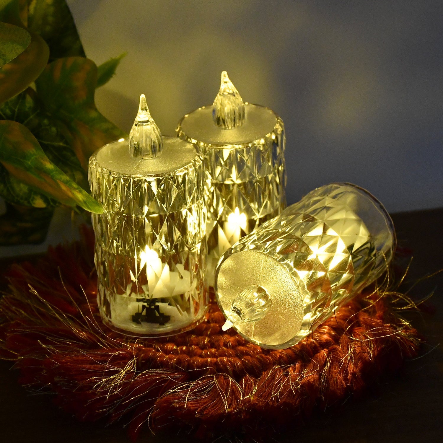 Flameless and Smokeless Decorative Candles LED Tea Light, Diwali (24 Pcs Set) Flameless and Smokeless Decorative Candles LED Tea Light, Diwali (24 Pcs Set)